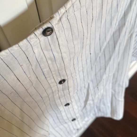 La Vie Rebecca Taylor Ruching Detail Long Sleeve Blouse w/ Puff Sleeve & Rufflin - Picture 13 of 16